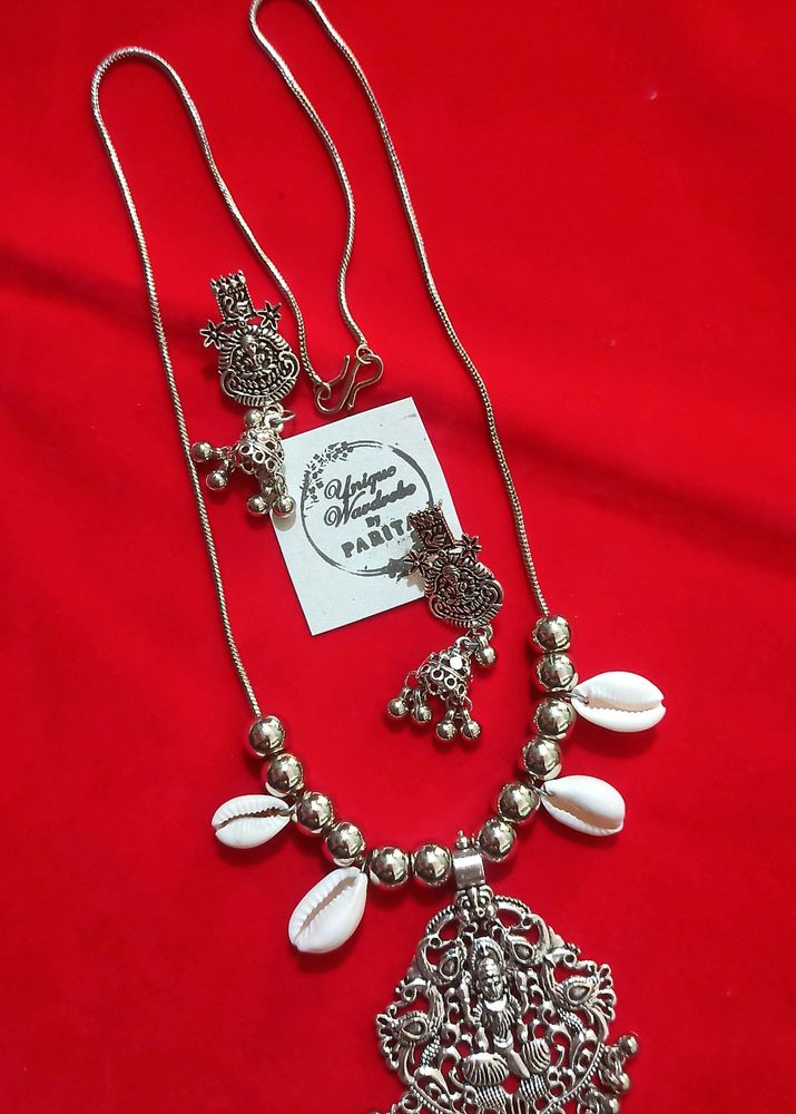 Chain Necklace With Earrings