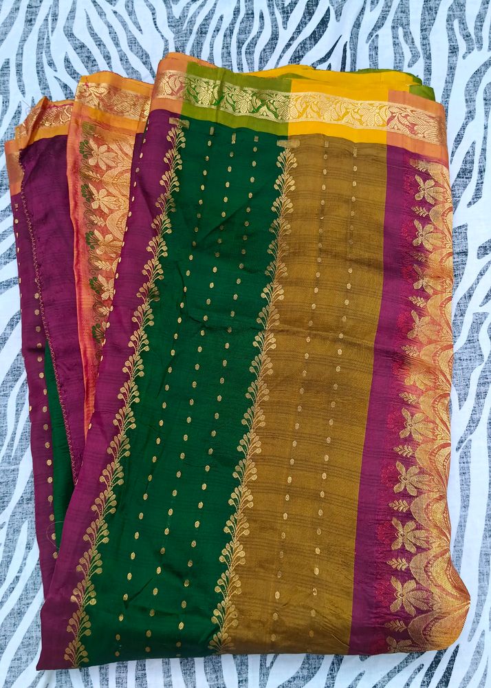 pure Kanchi pattu saree