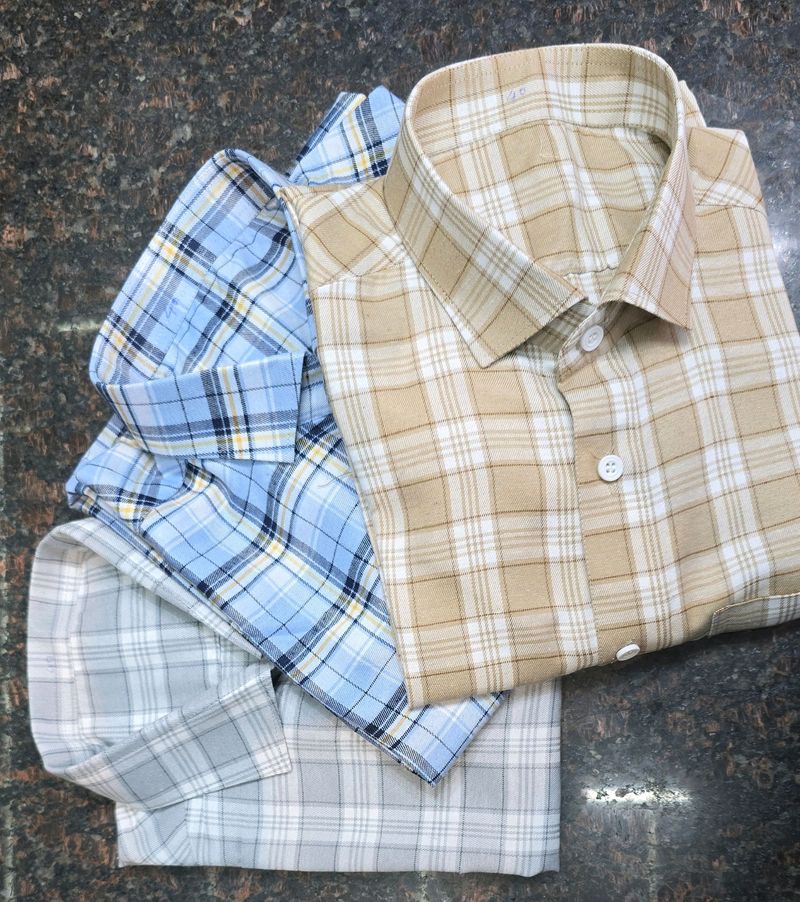 Unused Brand New Combo Of 3 Semi Formal Shirts