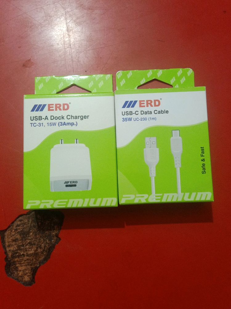 Erd Charger , Type C Data Cable