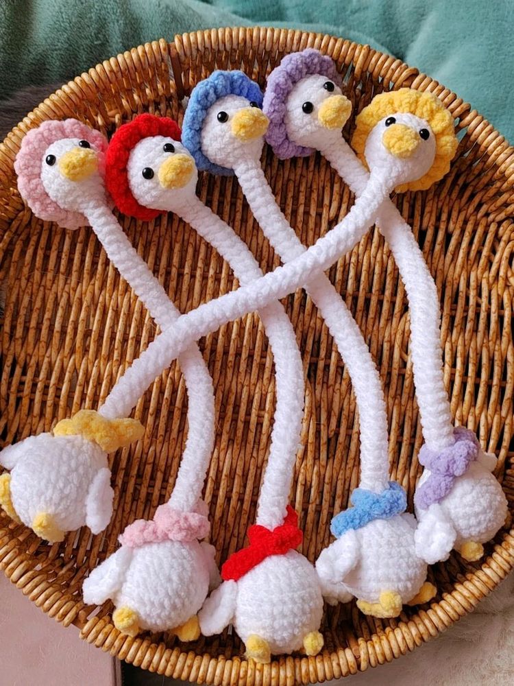 Crochet Duck Long Neck