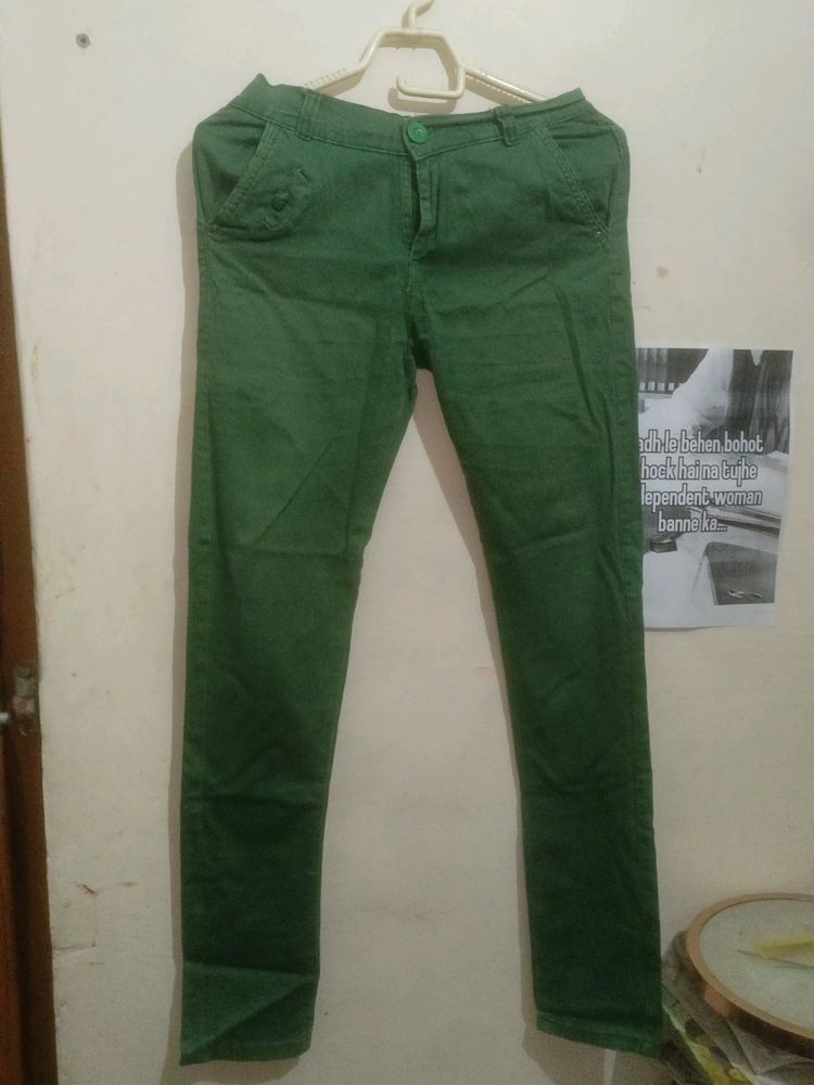 Green Jeans For Man And Women