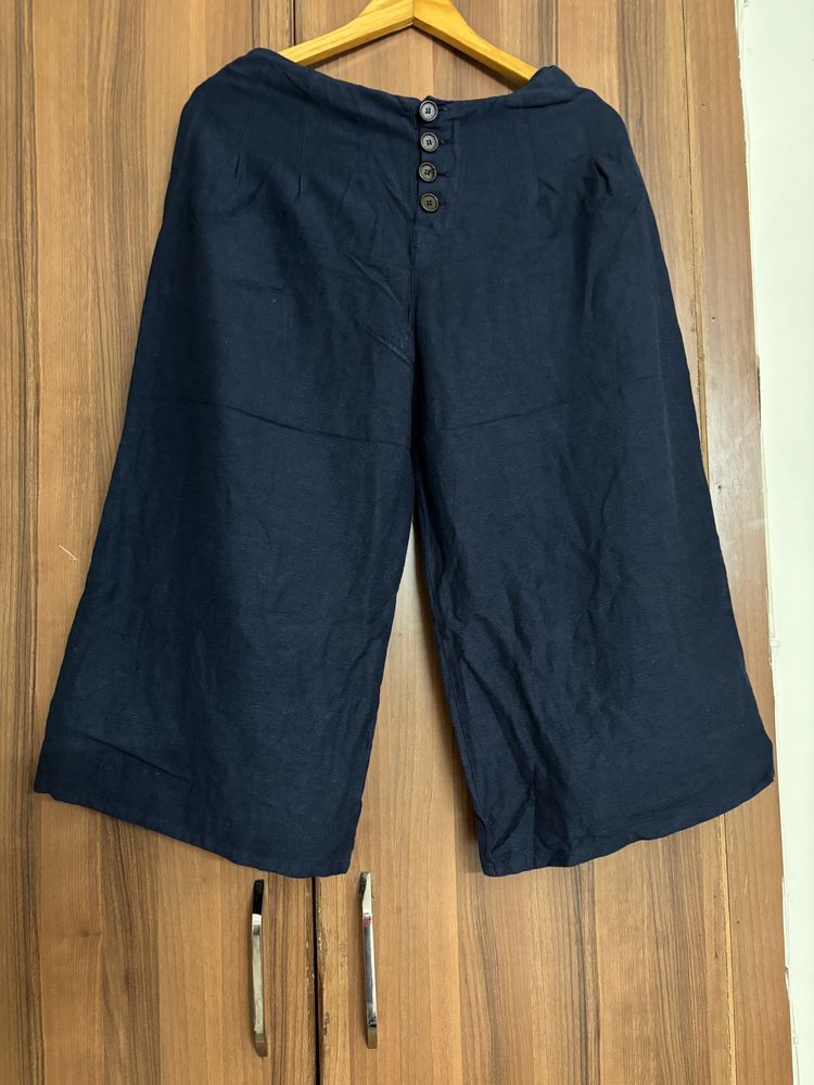 Palazzo/Culottes Dark Blue(🍀Rs.30 OFF)