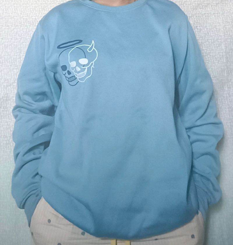 Oversized Blue Sweatshirt