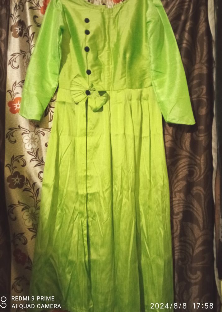 Fluorescent Light Green Suit Set