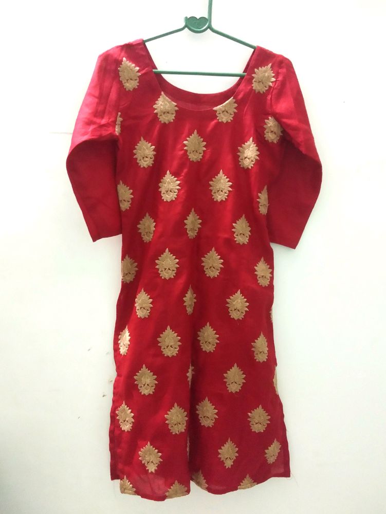 Red Colour Jodhpuri Kurti For Women