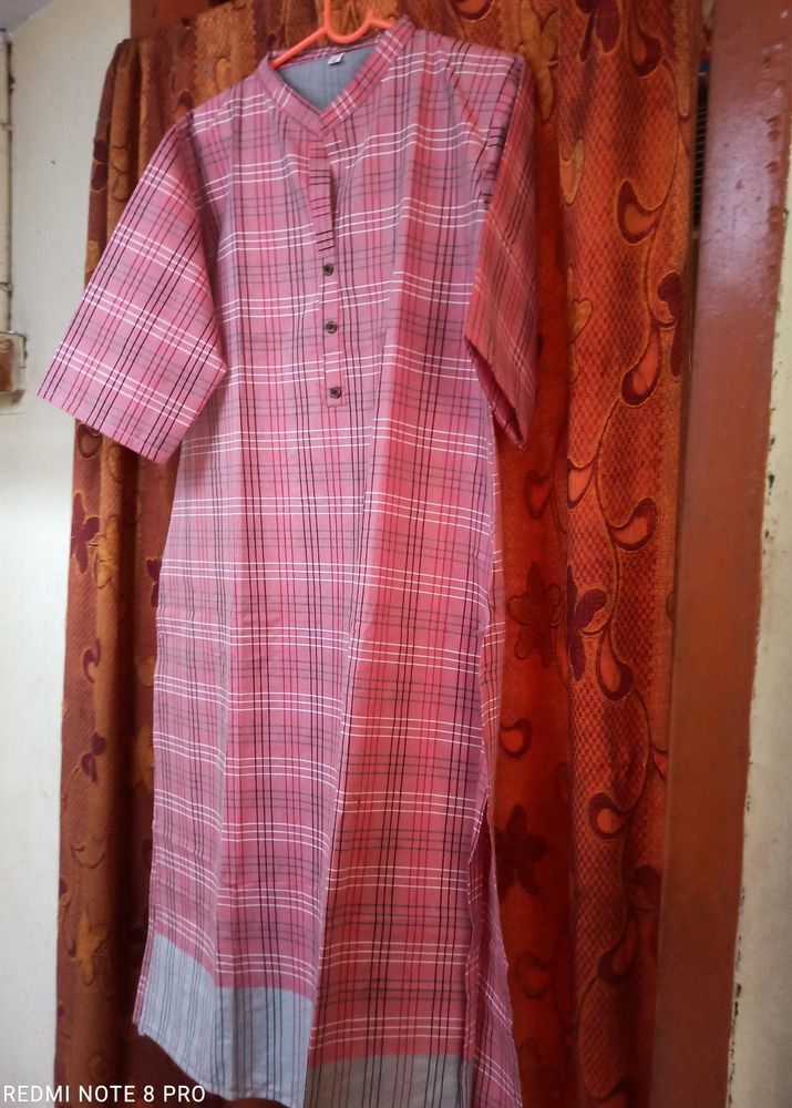 Pure Cotton Khadi Gamcha Kurti