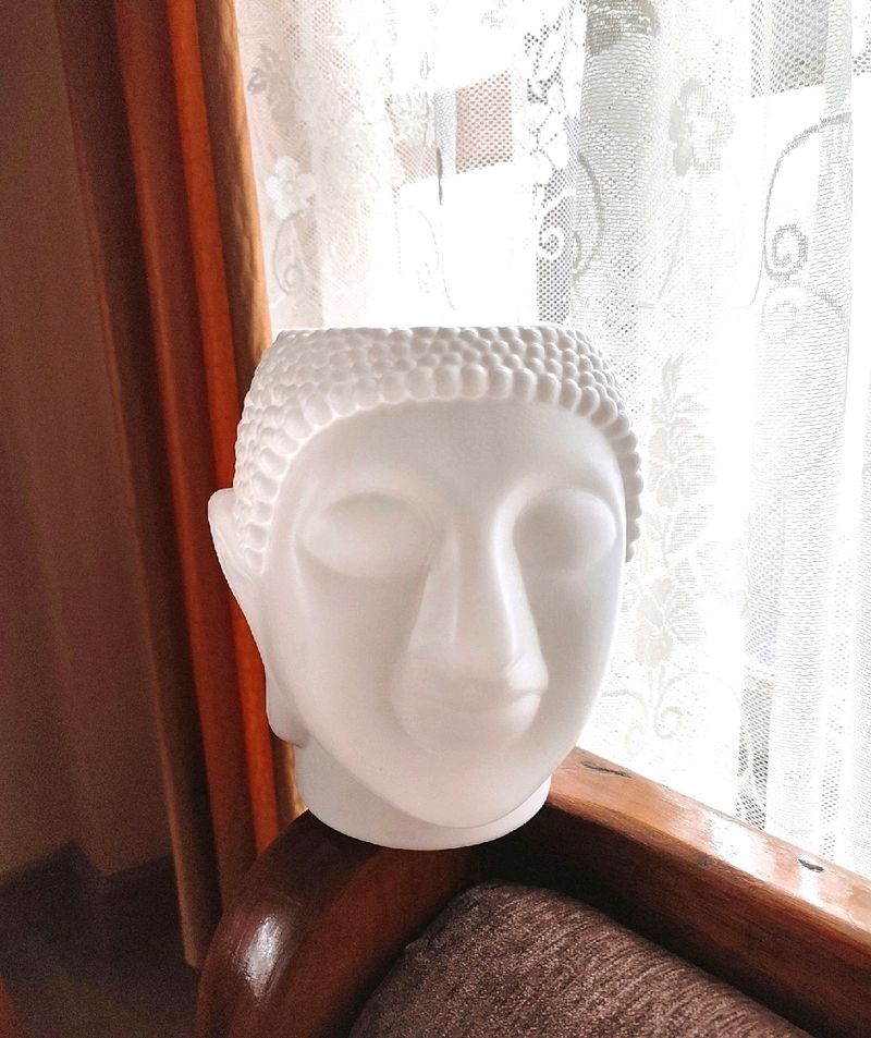 Lord Buddha Head Shaped Planter