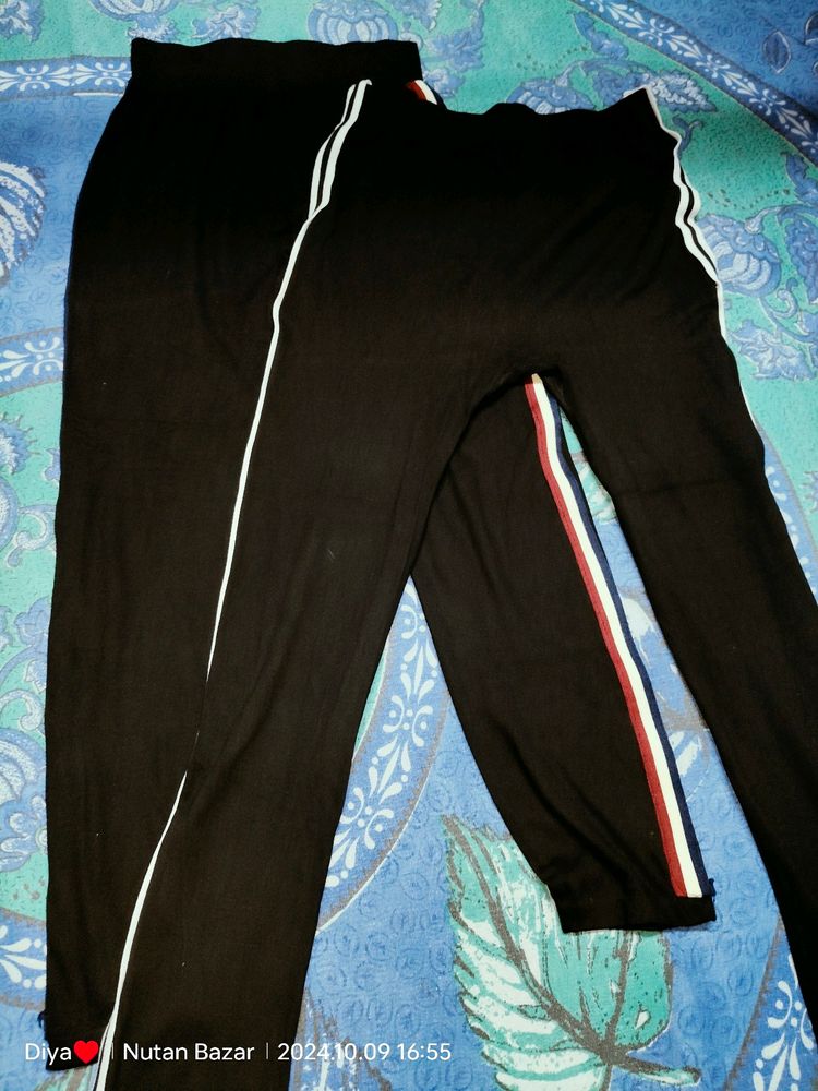 Women Stretchable Black Leggings Combo