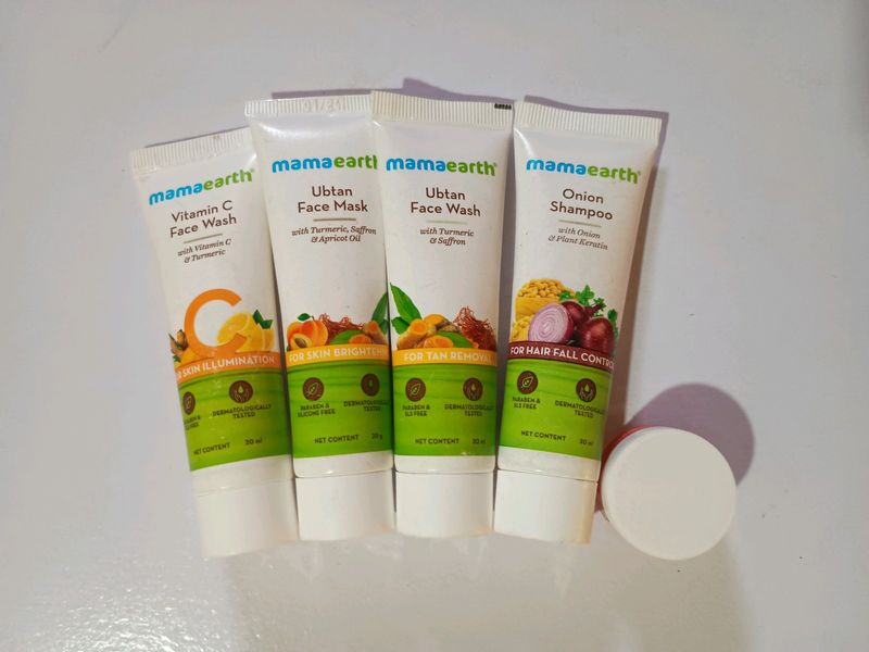 All 4 Mamaearth Products