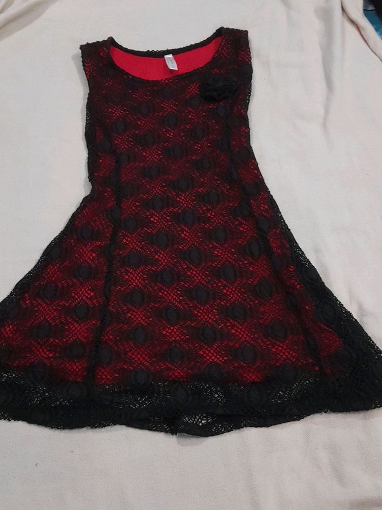 Crochet Black Dress