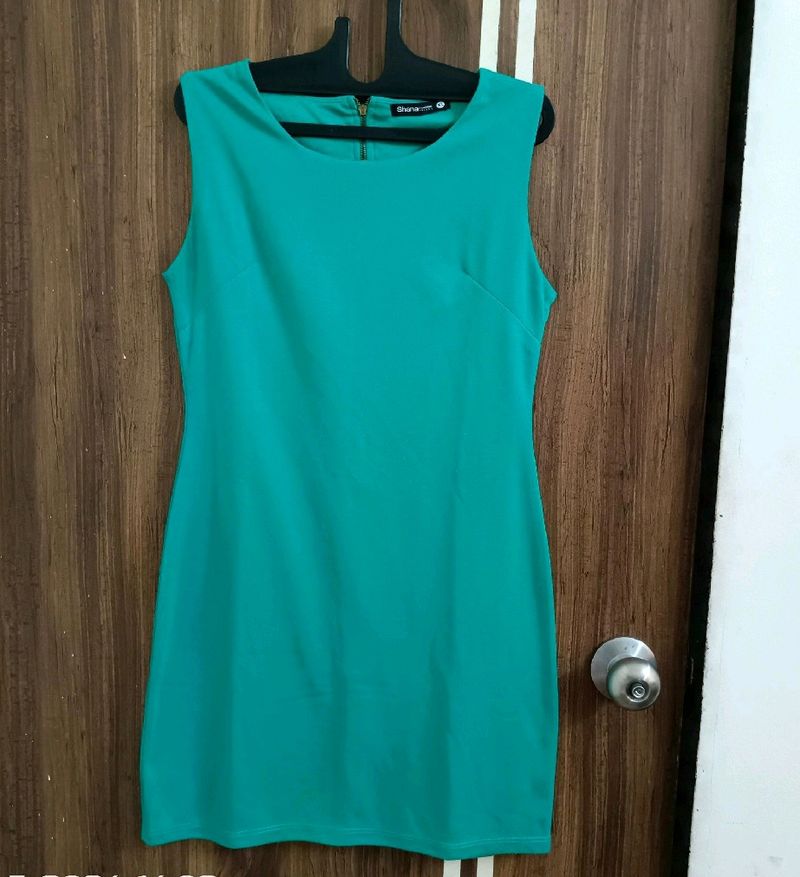 🛍️ @₹99 Sea Green Mini Dress