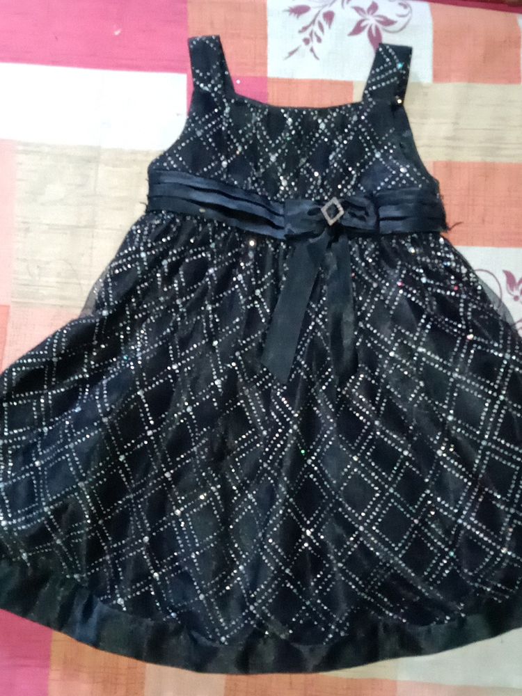 Black Party Wear Frock