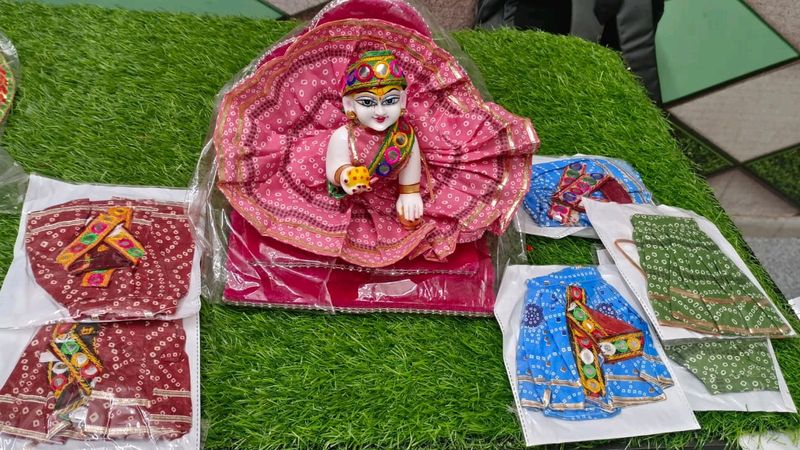 Poshak Pure Cotton For Laddu Gopal Ji