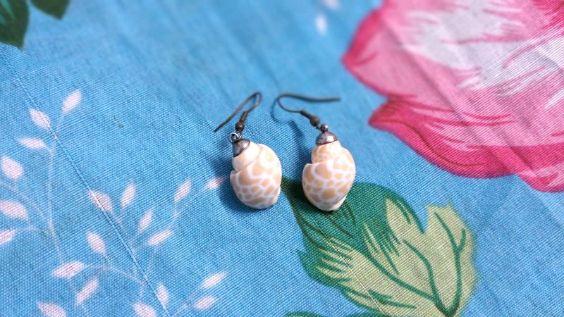 Real Shell Earrings 🐚🐌