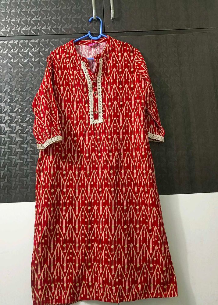 Red 🍒 Colour Kurta