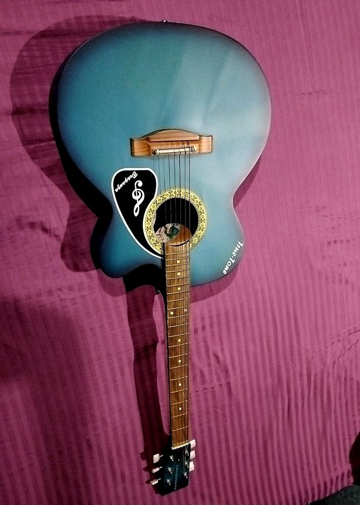 Blue Colour Beautiful Brand New Guitar