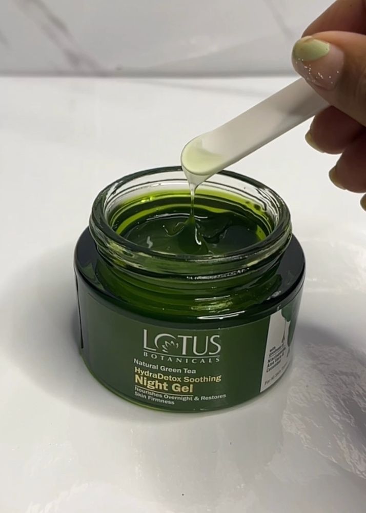 Lotus Botanical Night Gel For Face