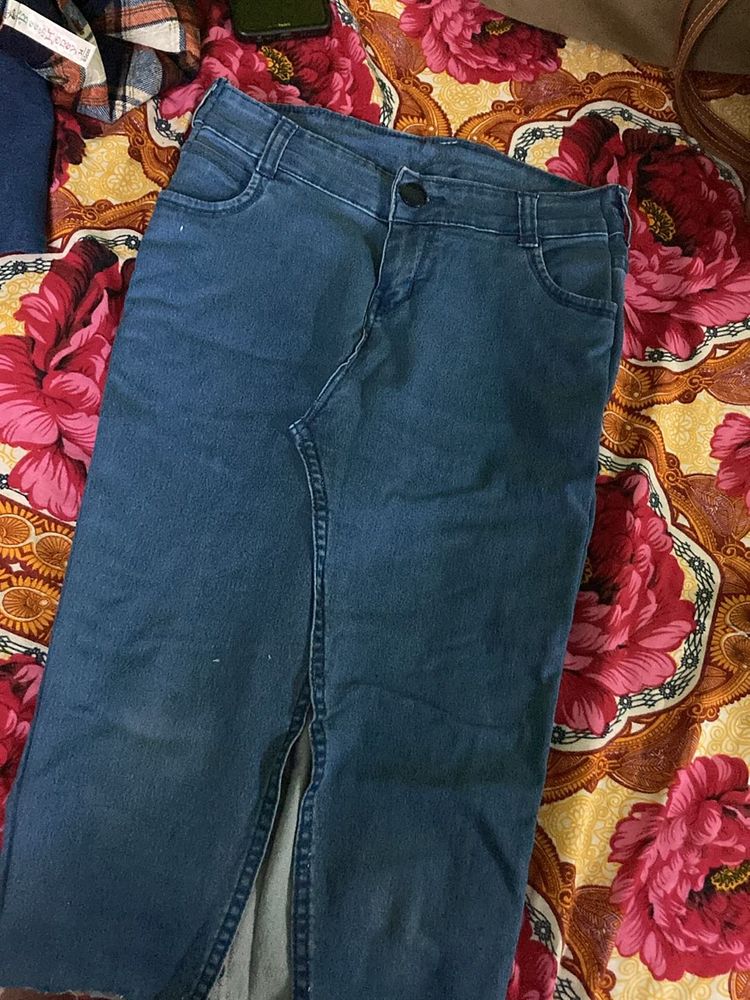 Pack Of 3, 2 Jeans And 1 Skirt