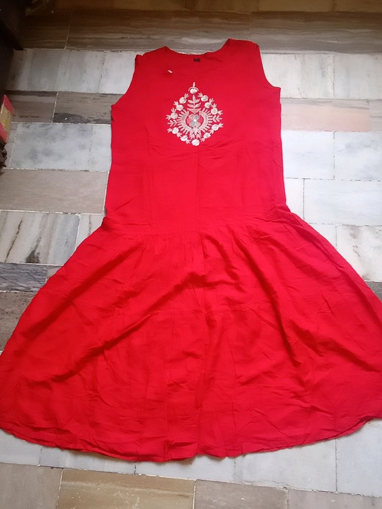 Red Totally New Kurti Never Wore