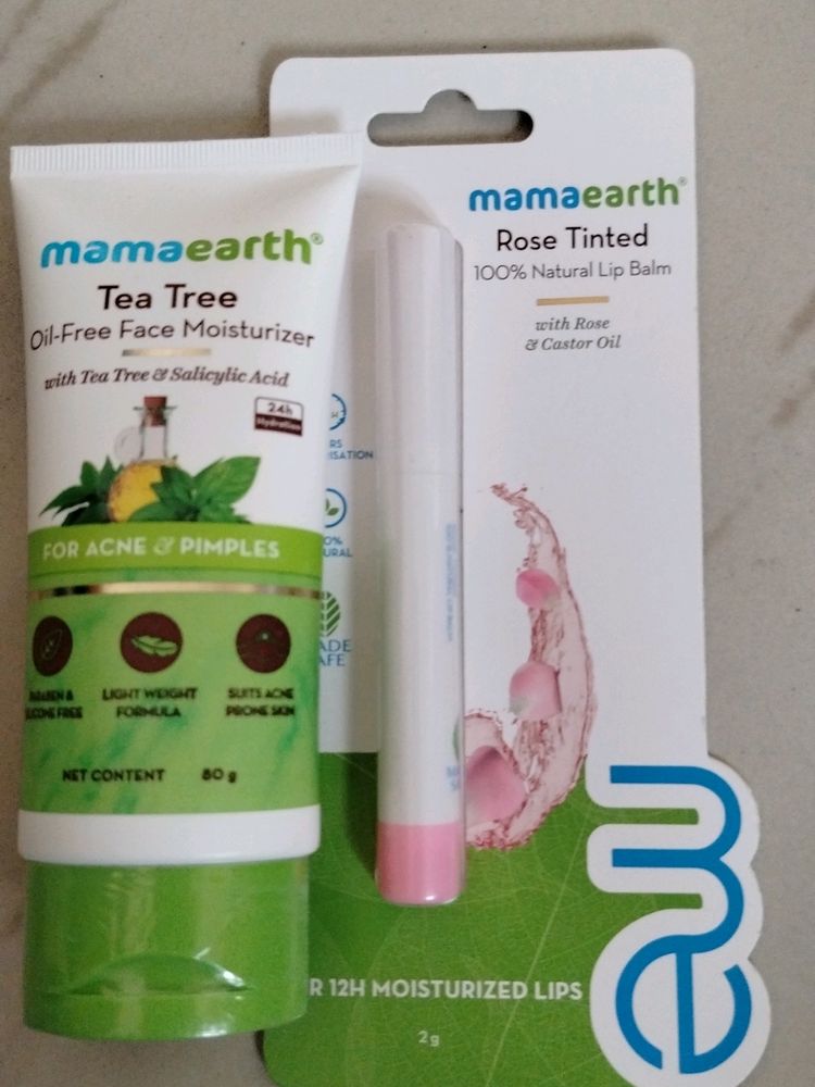 Tea Tree Moisturizer And Lip Balm