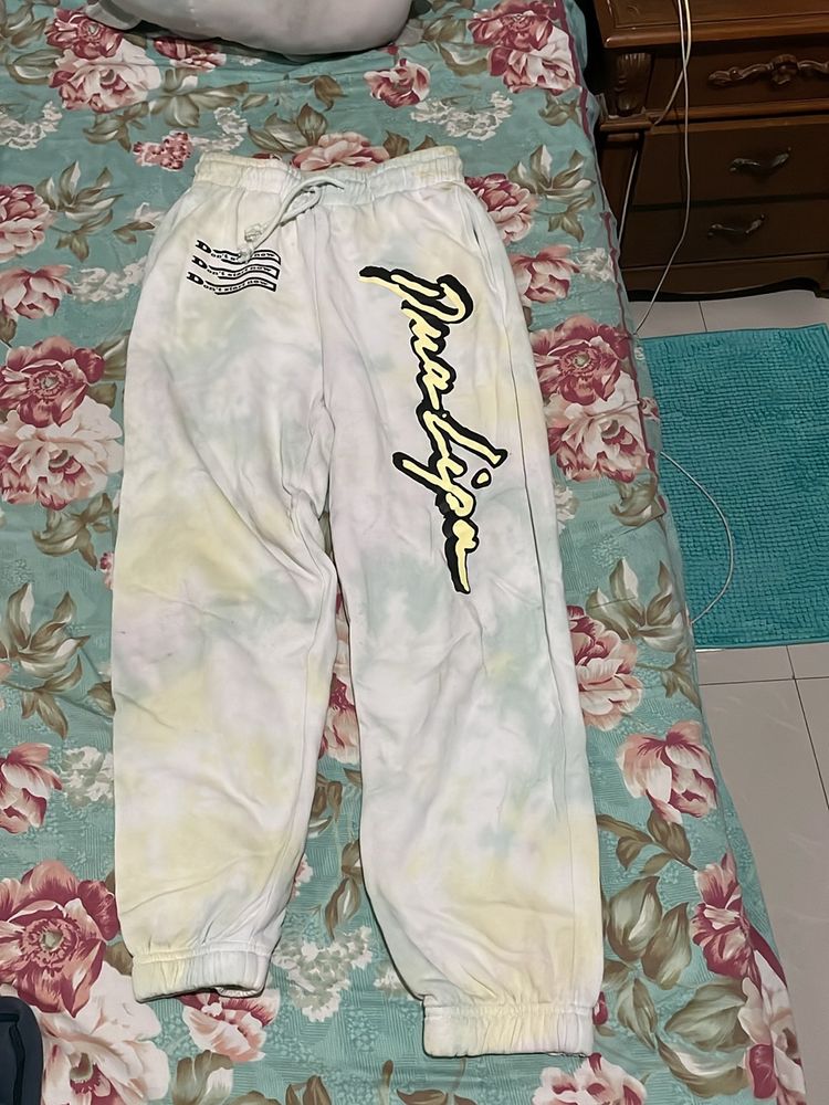 tie dye dua lipa sweatpants (merch)