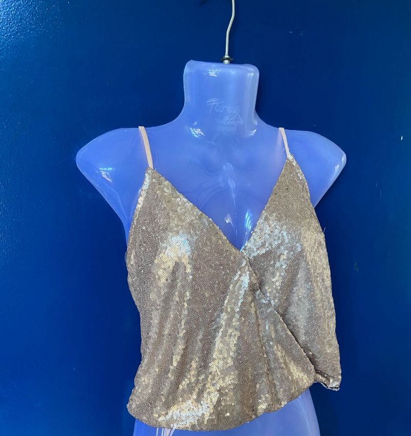 Golden Partywear Top🥰#partywear #top #tunic