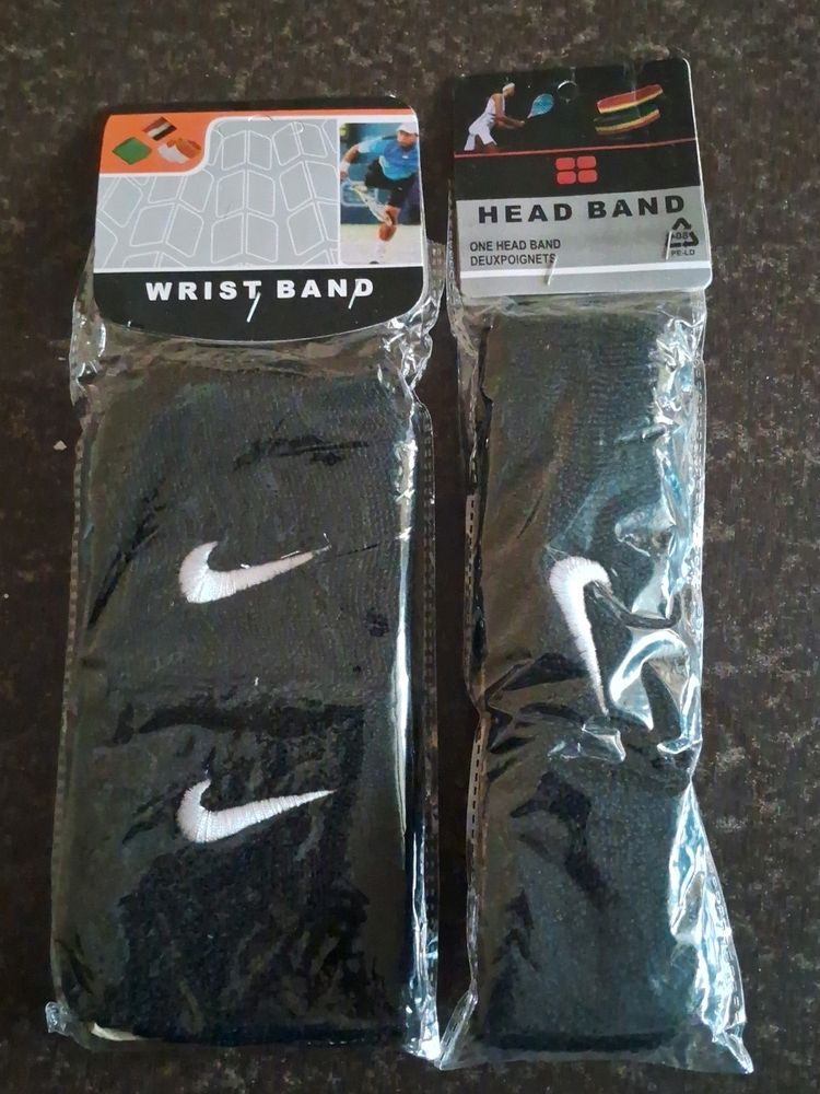 Combo of headband and wristband