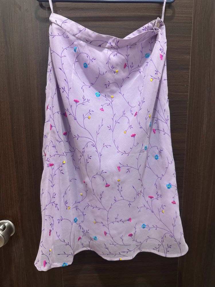 Lavender Cute Female Skirt