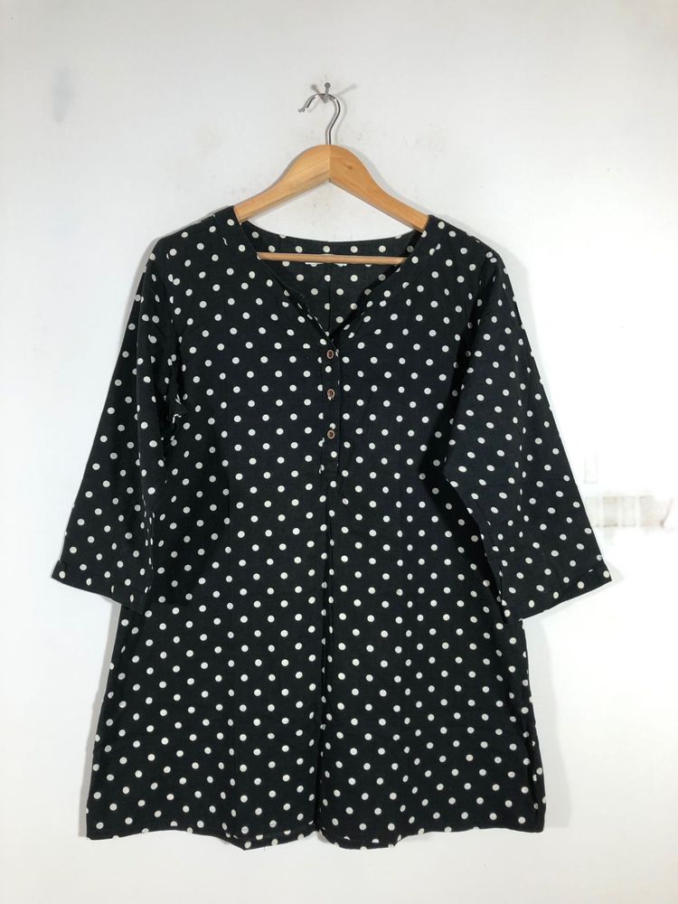 Black Printed Top(Women’s)