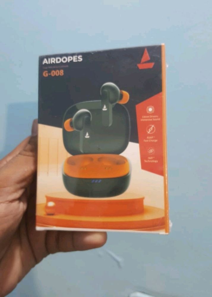 Bluetooth Airdopes with Touch sensor (Seal packed)