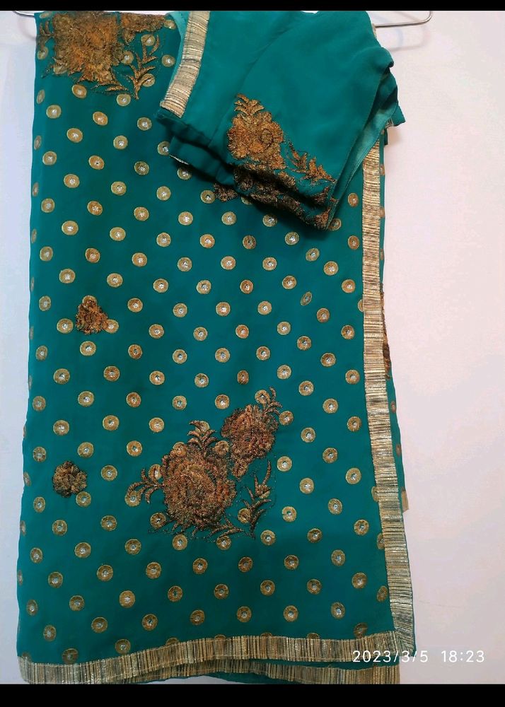 Saree With Kangan Free