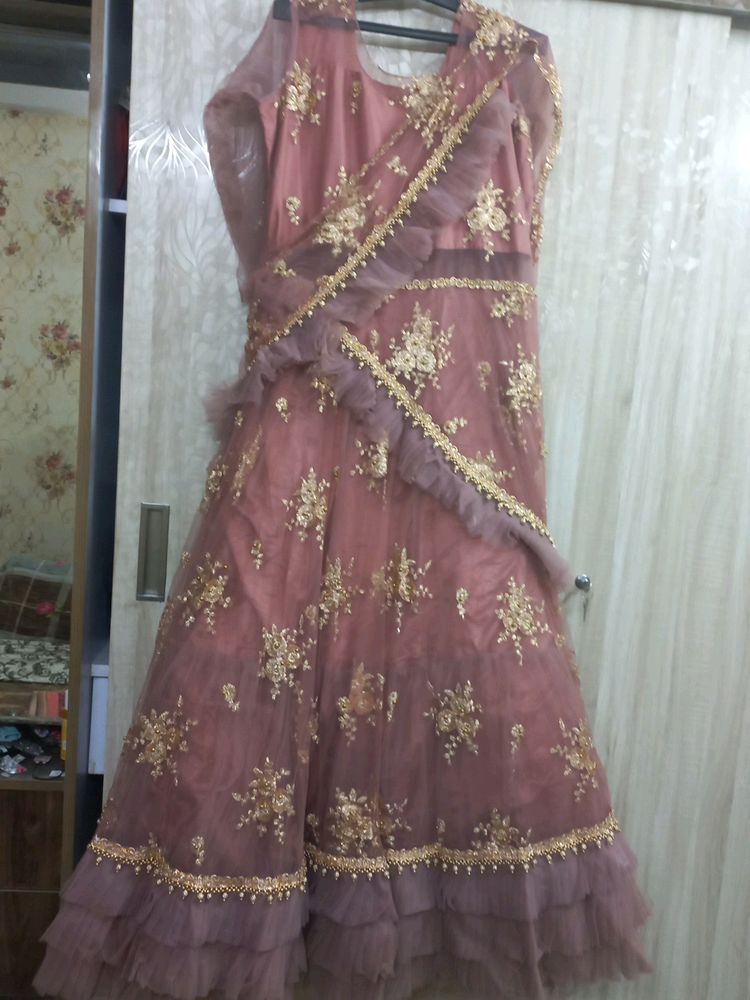 Heavy Saree Gown