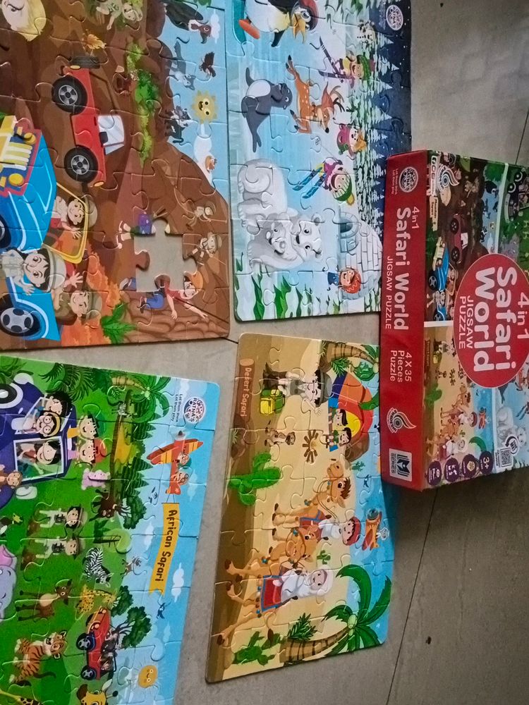 Set(4 In 1 Jigsaw Puzzle)