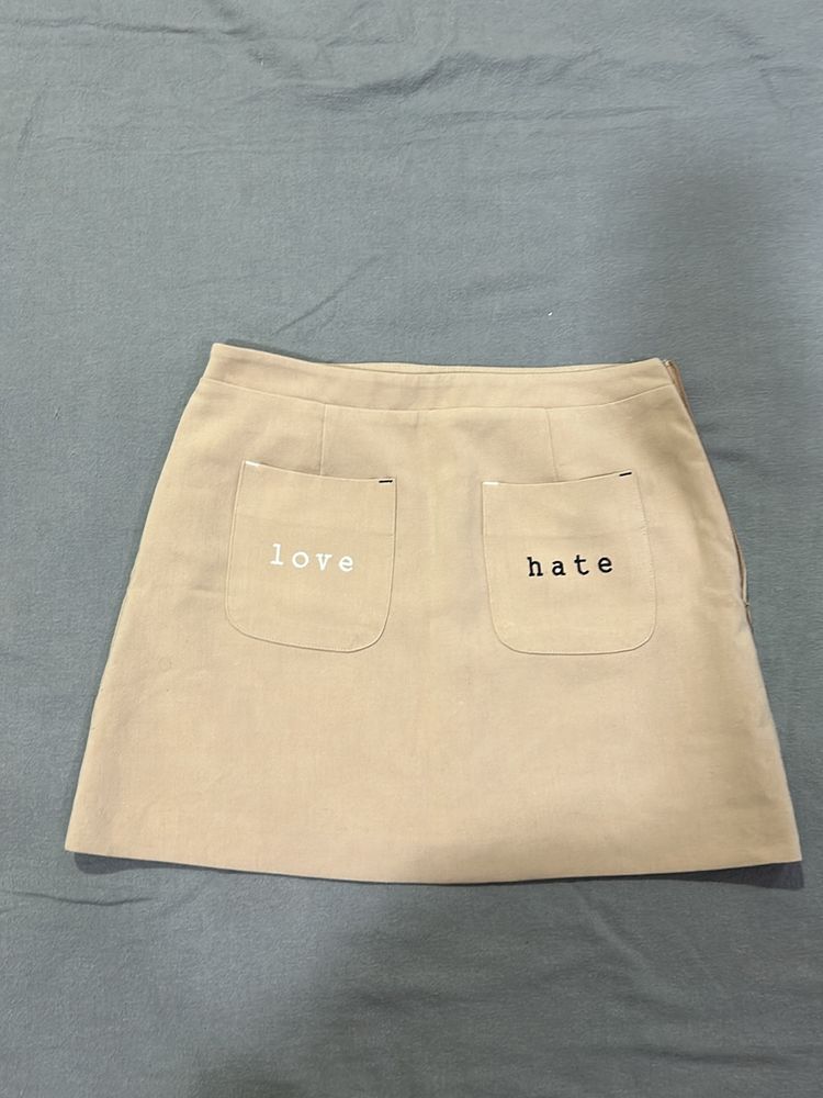 Love-Hate Mini Skirt