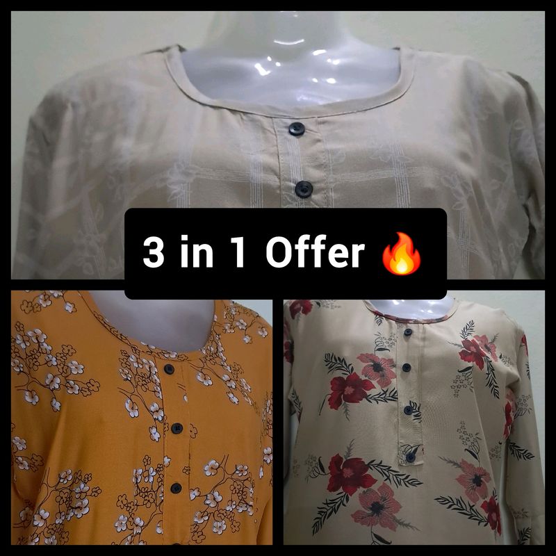 Combo Daily Wear Kurta Sale🔥