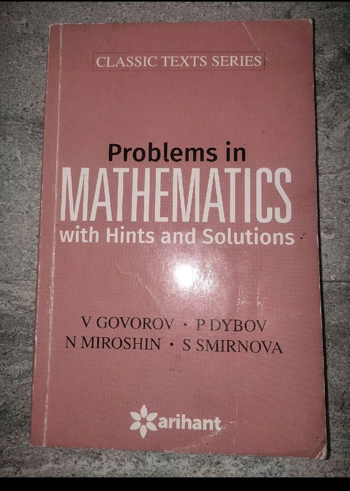 ARIHANT; V GOVOROV, MATHS BOOK, FOR-10th,11th,12th