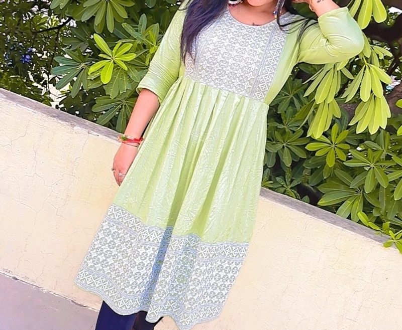 Beautiful Green Kurta