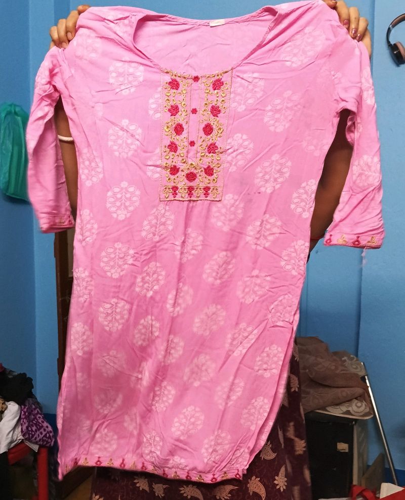 Pink Kurti