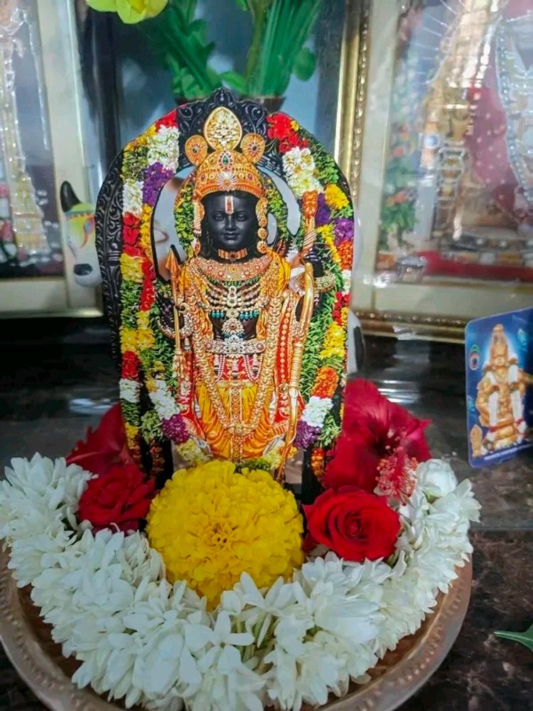 Ram Lalla MDF Cutout in Ayodhya Mandir