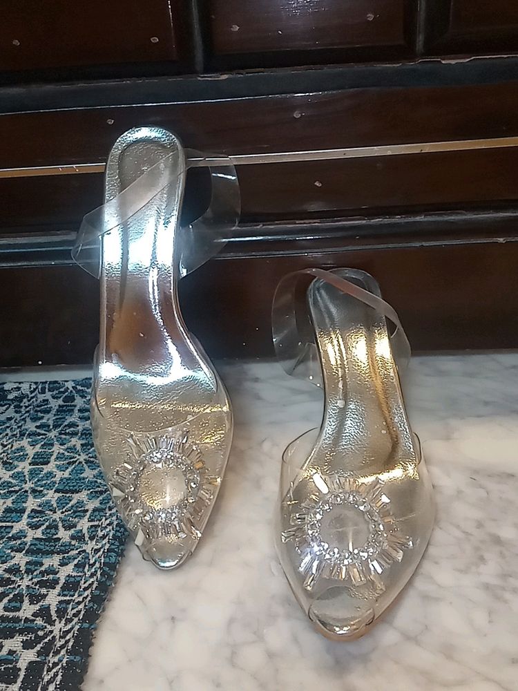 Crystal Transparent Heel👠