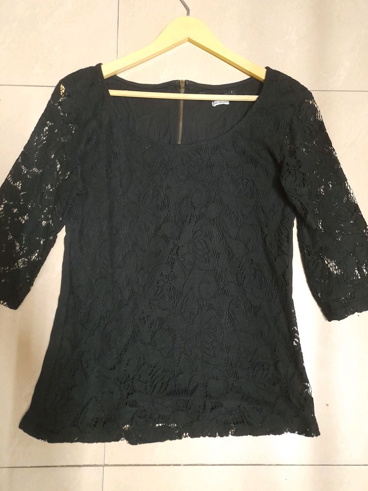 Black 🖤 Lace Top