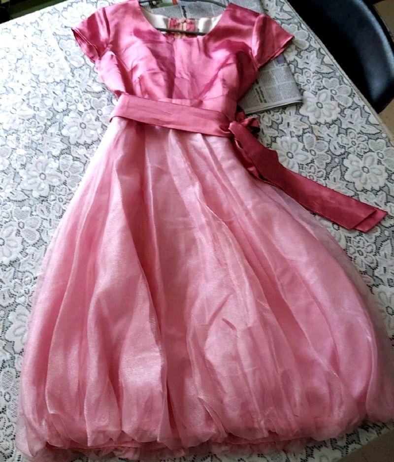 Pink Dress ,Waist Size:27 ,Bust Size:32, Length:36
