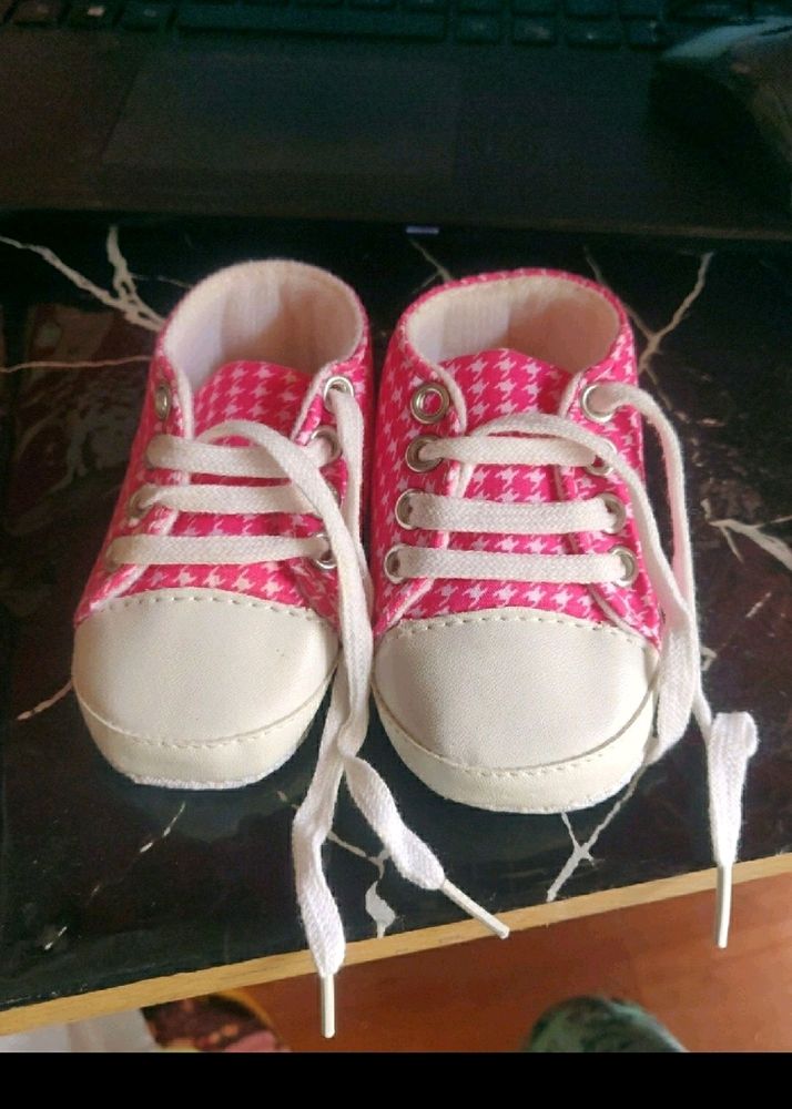 Hot Sale - Pink Shoe For Baby (Sure Free Buy)