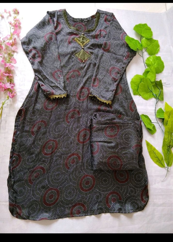 Kurti Patiya Set