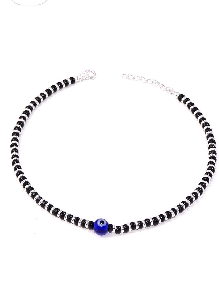 925 Pure Silver Evil Eye Anklet(1 Piece)