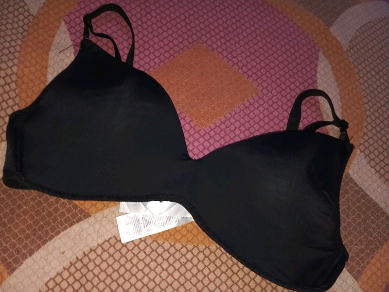 Black 34 B - Padded Bra For Women's