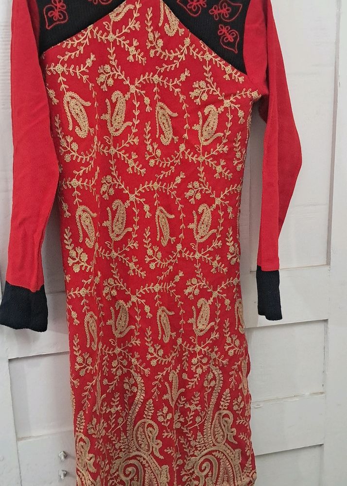 Women Designer Copy Winter Kurta