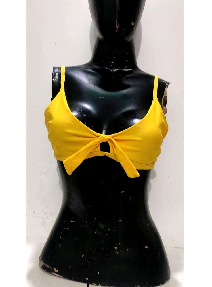 Stylish Yellow Bra For women's