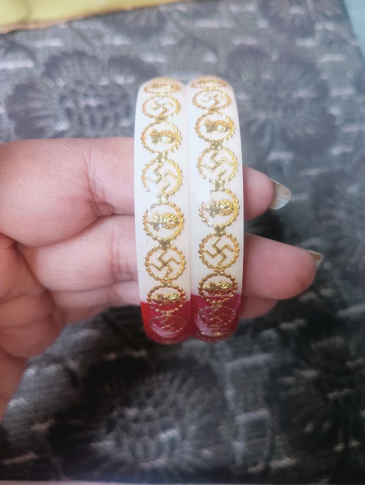 Gold Polish Bangles 2.2